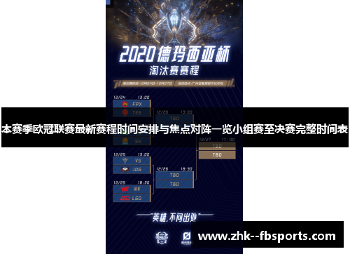 本赛季欧冠联赛最新赛程时间安排与焦点对阵一览小组赛至决赛完整时间表 本赛季欧冠联赛最新赛程时间安排与焦点对阵一览小组赛至决赛完整时间表